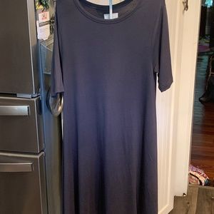 Lou & Grey a line swing dress in grey. Worn‎ about 2x. Excellent shape